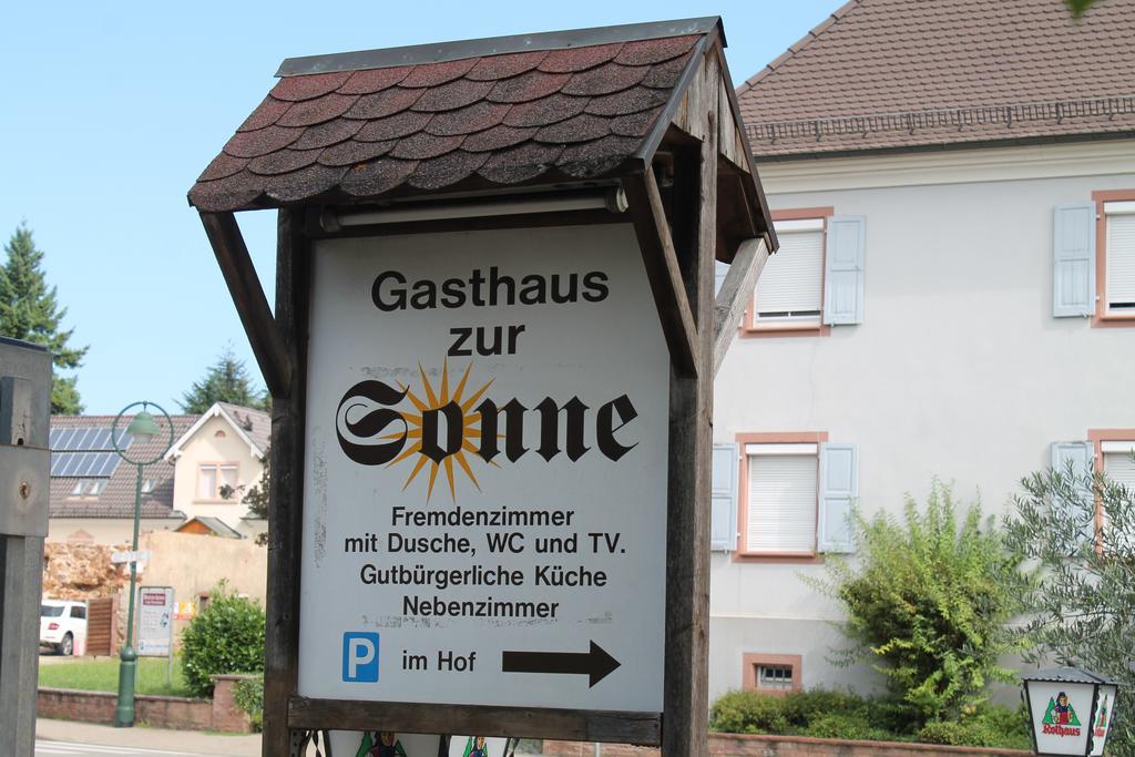 Gasthaus Zur Sonne Фрайбург-у-Брайсгау Екстер'єр фото